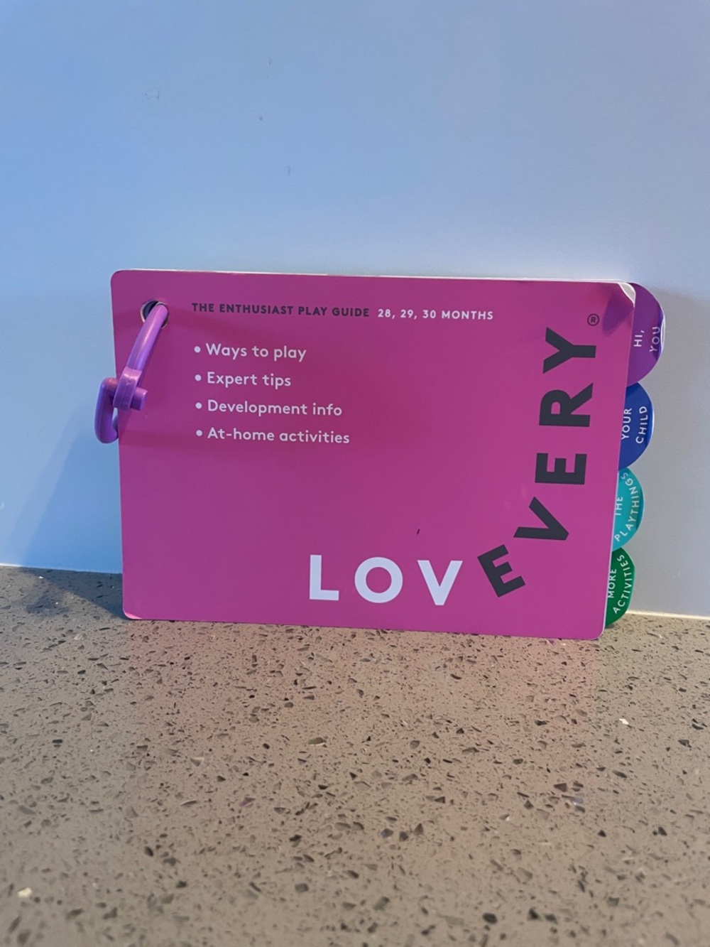 Lovevery The Enthusiast Play Guide